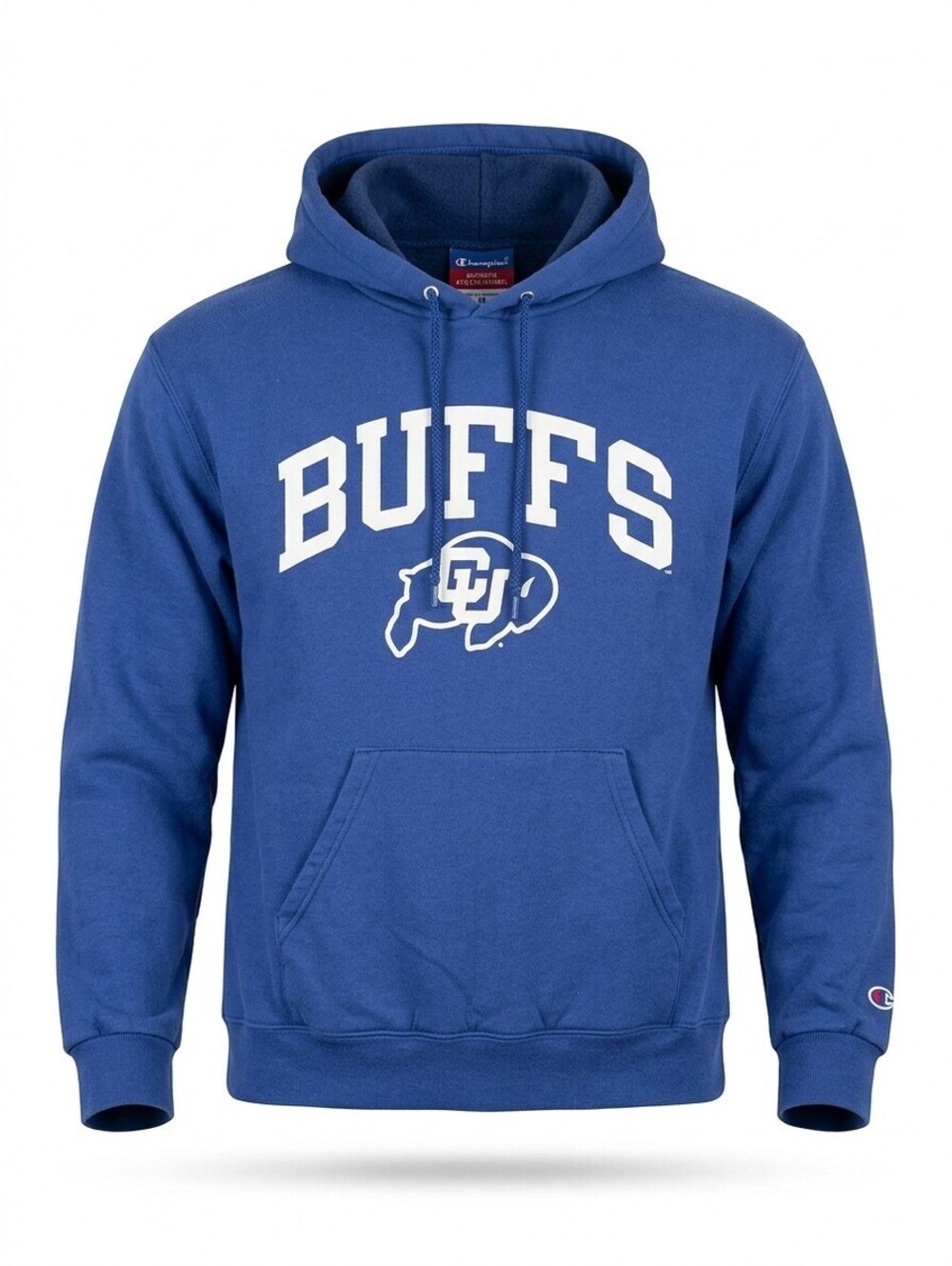 Champion CU Buffs Colorado Buffaloes Hoodie Sweatshirt Mens M Royal Blue NCAA VG